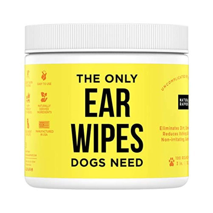 Toalhetes para Cães – Solução para Limpeza da Sujidade e Impurezas dos Ouvidos de Cães - Gotas e Toalhetes (100 Unidades) - PetDoctors - Loja Online