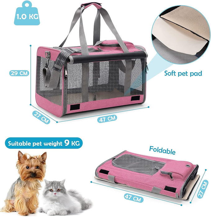 Transportador para cão pequeno ou gato até 9 kg - PetDoctors - Loja Online