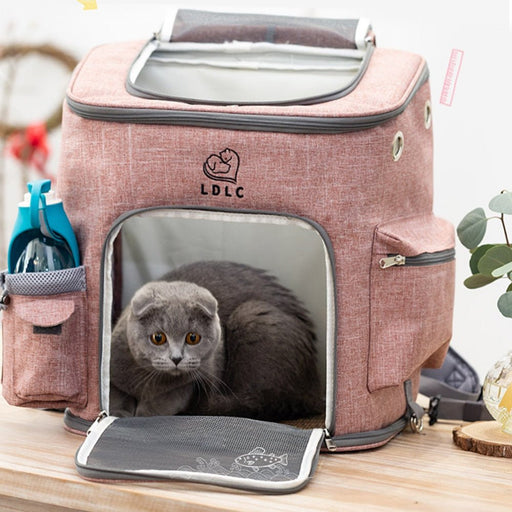 Transportadora de Luxo, tipo Mochila, para Gatos ou Cães Pequenos - PetDoctors - Loja Online