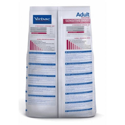 Virbac ADULT DOG SENSITIVE DIGEST LARGE & MEDIUM - PetDoctors - Loja Online
