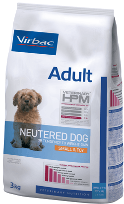 VIRBAC Veterinary HPM Adult Neutered Small & Toy Ração seca para cães pequenos castrados - PetDoctors - Loja Online