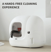 WC / Sanitário para gatos com auto-limpeza xSecure /eliminação de odores /App Controlo automático para vários gatos - PetDoctors - Loja Online