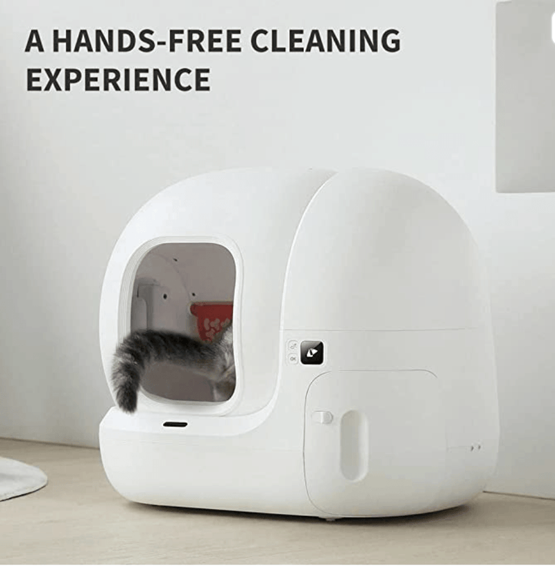 WC / Sanitário para gatos com auto-limpeza xSecure /eliminação de odores /App Controlo automático para vários gatos - PetDoctors - Loja Online
