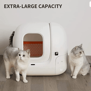 WC / Sanitário para gatos com auto-limpeza xSecure /eliminação de odores /App Controlo automático para vários gatos - PetDoctors - Loja Online