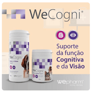 WeCogni Suplemento para Apoio ao Cérebro e Visão de Cães e Gatos (90 gramas e 180 gramas) - PetDoctors - Loja Online