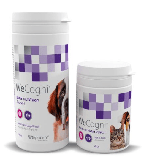 WeCogni Suplemento para Apoio ao Cérebro e Visão de Cães e Gatos (90 gramas e 180 gramas) - PetDoctors - Loja Online