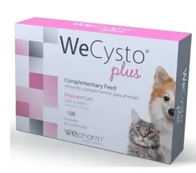 WeCysto Plus 30 Comprimidos- WeCysto Plus Suporte à Função Urinária de Cães e Gatos - PetDoctors - Loja Online