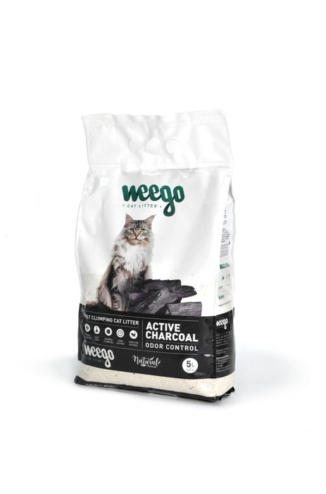 WEEGO - ACTIVE CHARCOAL - Areia para Gatos (Carvão de Bamboo) - PetDoctors - Loja Online